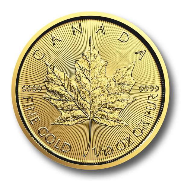 5 Dollar Maple Leaf Kanada 1/10 oz Goldmünze (div.)