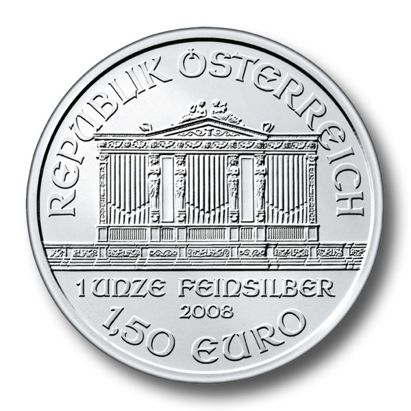 1,5 Euro Österreich - Wiener Philharmoniker 1 oz Silbermünze (div.)