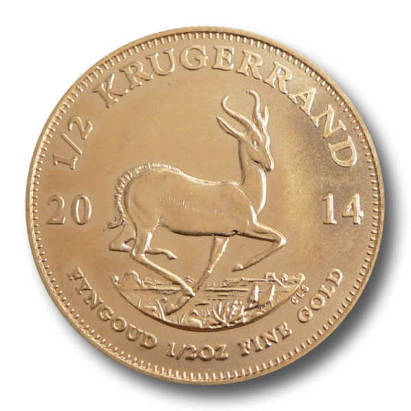 Krügerrand Südafrika 1/2 oz Goldmünze (div.)