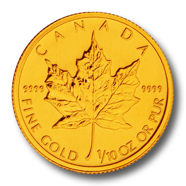 10 Dollar Maple Leaf Kanada 1/4 oz Goldmünze (div.)